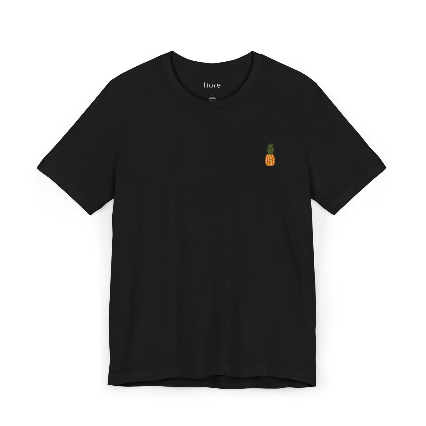 Pineapple Tee - Fun Summer Vibe Black