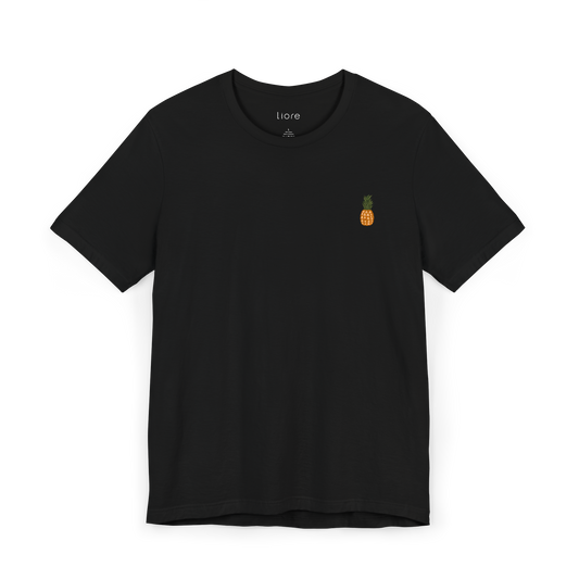 Pineapple Tee - Fun Summer Vibe Black
