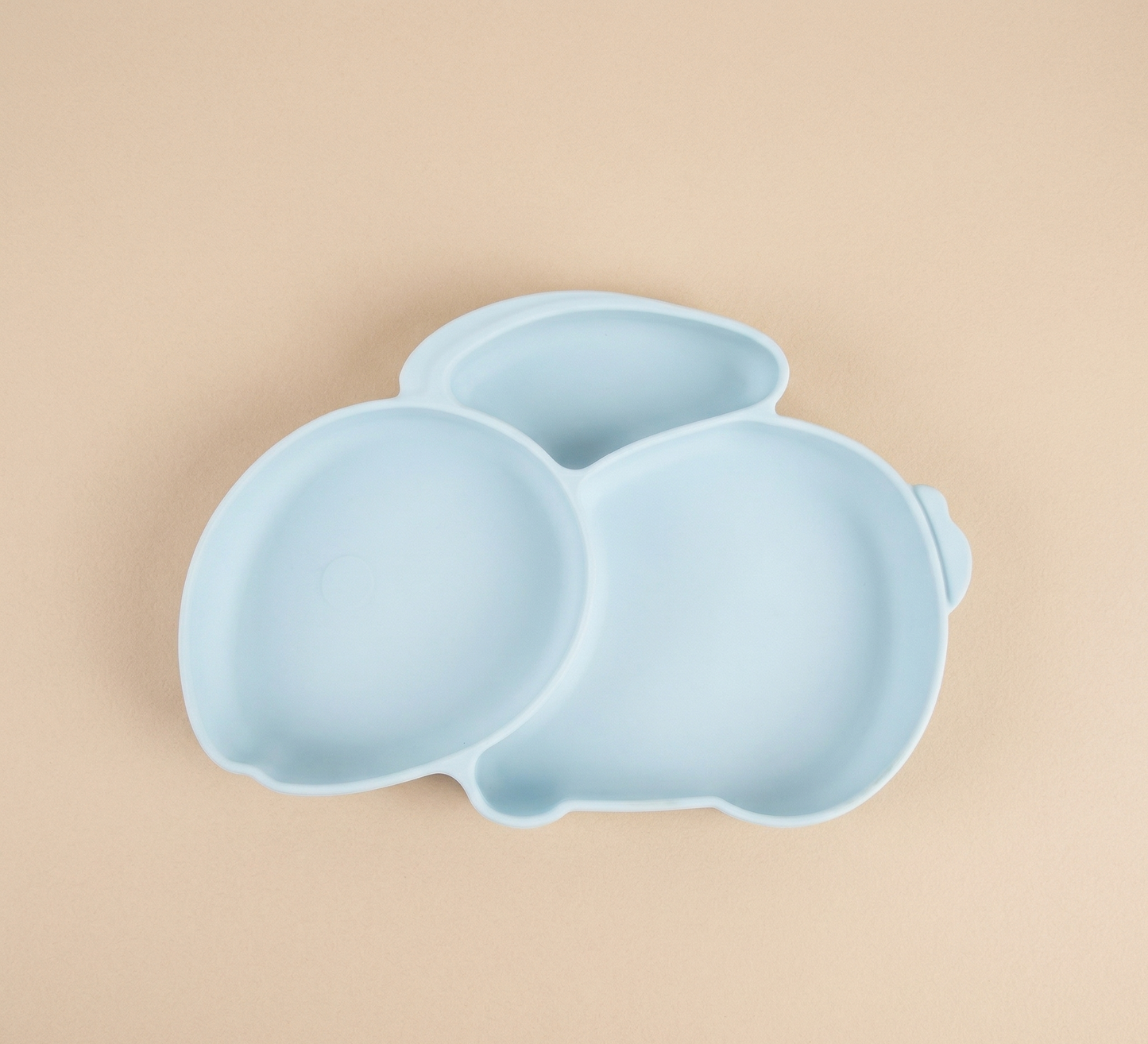 Silicon Bunny Plate - Blue