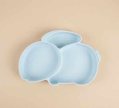 Silicon Bunny Plate - Blue