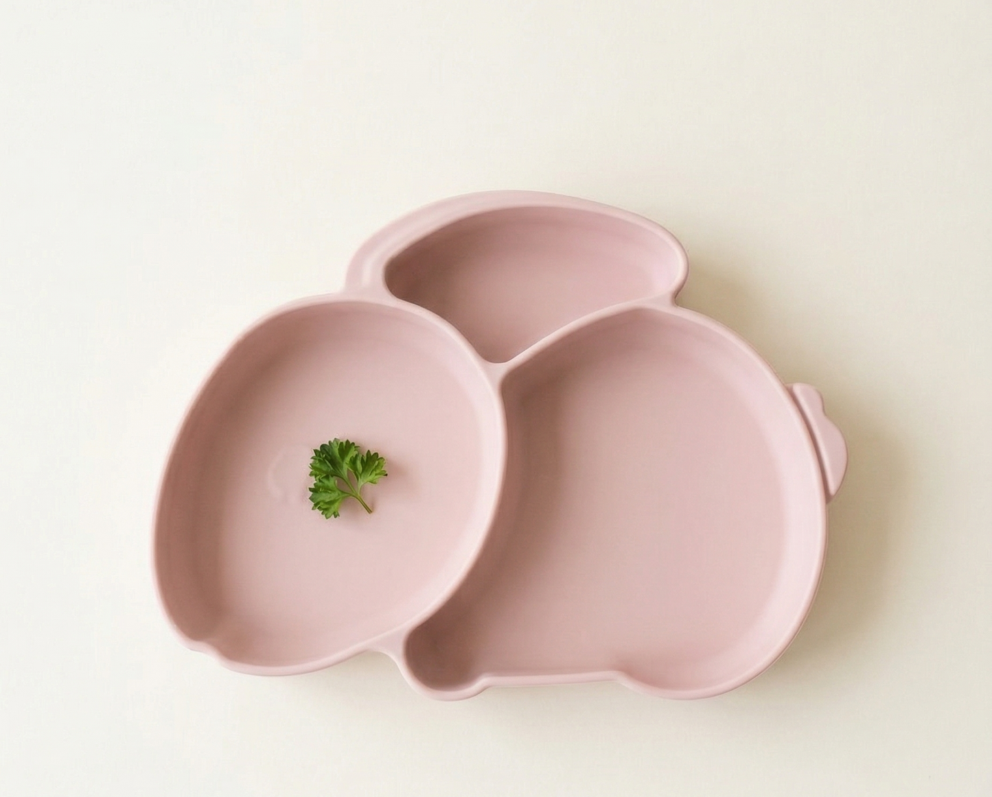 Silicon Bunny Plate - Pink
