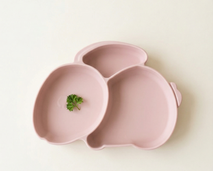 Silicon Bunny Plate - Pink