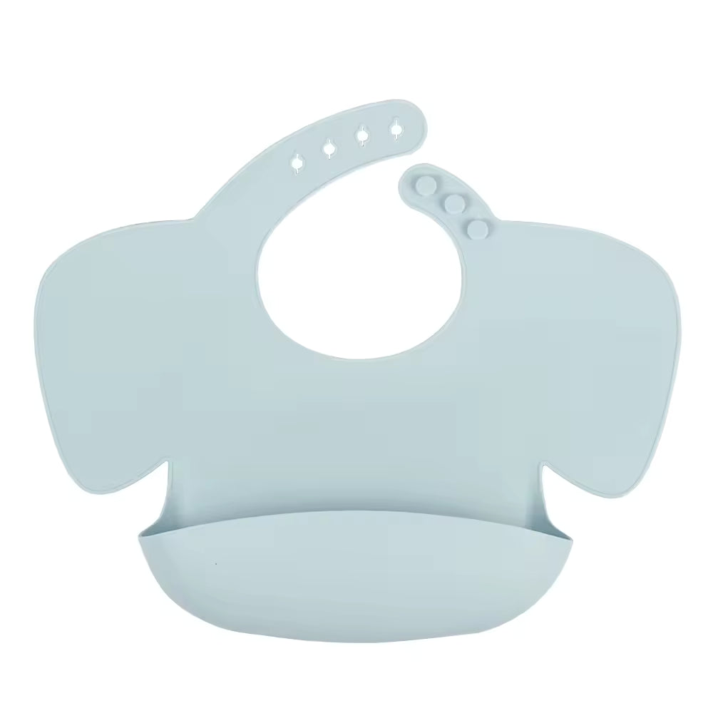 Liore Little Elephant Bib - Blue